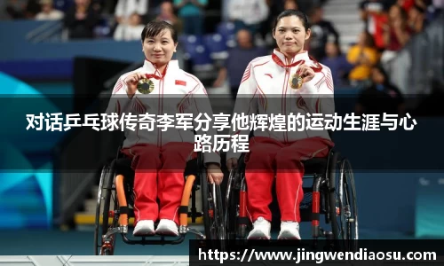 对话乒乓球传奇李军分享他辉煌的运动生涯与心路历程