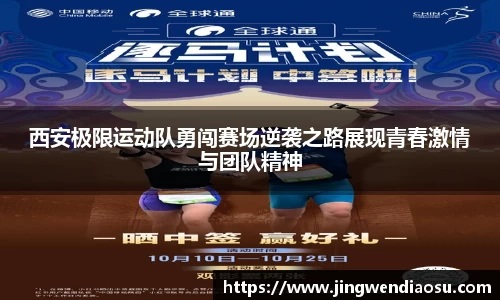 西安极限运动队勇闯赛场逆袭之路展现青春激情与团队精神